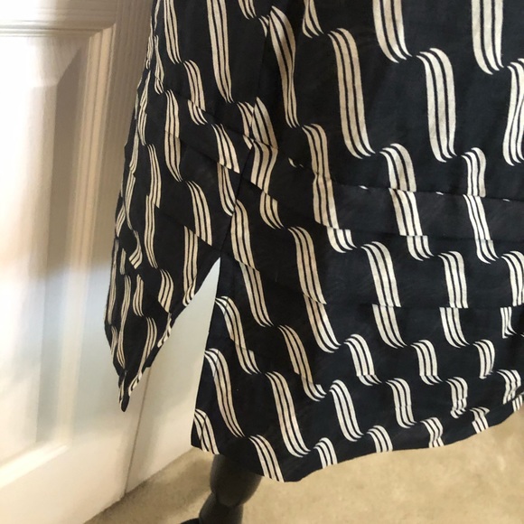 Anthropologie Dress with Orange print sash - Picture 5 of 6